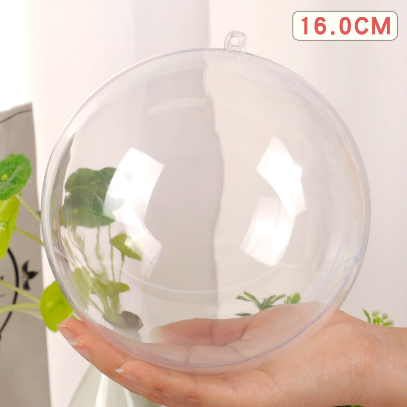 Wholesale Christmas Decorative Balls Acrylic Plastic Transparent Balls
